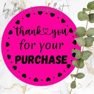 100 Thermal Stickers 2"